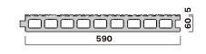 ラインピール 590 断面図