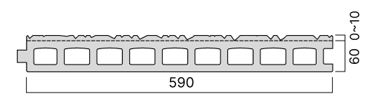 ラインピール 590 断面図